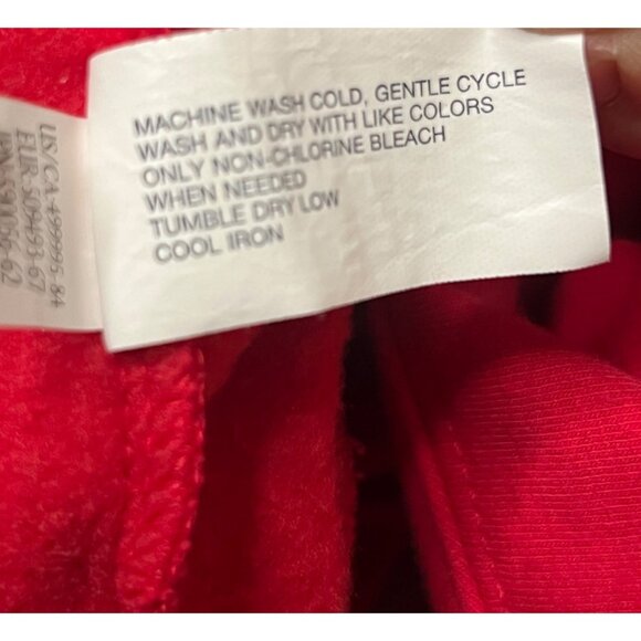 GAP  Hoodie Large Pullover Pink Cotton Blend Pocket Long Sleeve Athleisure - Picture 8 of 16